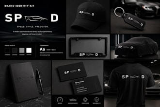 design brand identity or branding kit for your brand