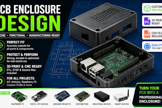 design custom iot pcb enclosure for esp32 and arduino projects