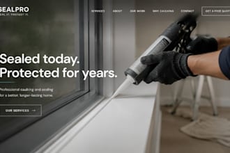 build squarespace caulking website sealing website home maintenance website