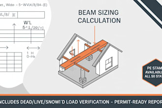 calculate beam sizing, structural load report for wall removal, opening ibc irc