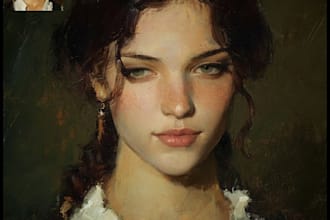 draw digital oil smudge painting from your photo