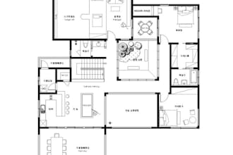 draw 2d autocad floor plans, site plans and construction drawings