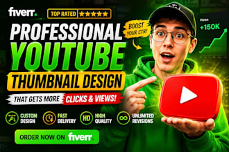 design amazing youtube thumnail that attract viewers