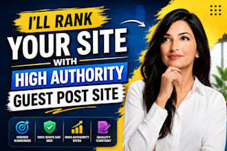 rank your site with high authority guest post sites