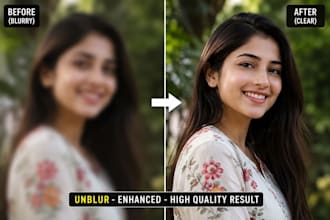 unblur 5 photos professionally