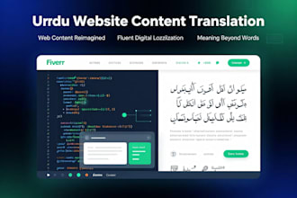 urdu website content translation
