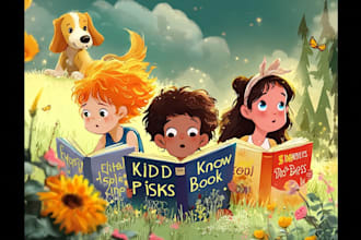 illustrate creative childrens story pages