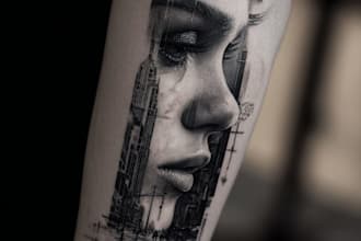 create custom and realism tattoo design