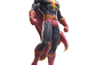 superhero character for comics