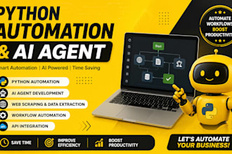 build custom python automation scripts and web scraping tool