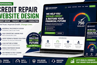 credit repair website credit repair landing page safety repair finance website