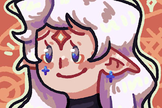 draw character illustrations in a cute style