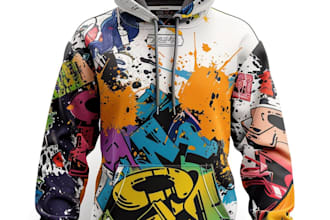 design a hoodie in a modern and trendy style