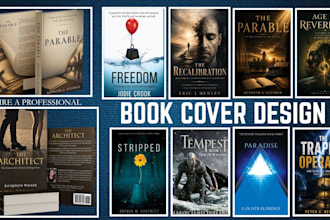 do book cover design kindle ebook cover KDP cover design paperback cover design