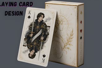 design custom playing card game poker card box 52 card deck poker chip blackjack