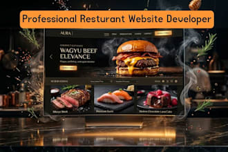 create amazing restaurant website with online food ordering