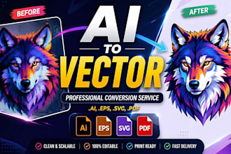 convert your ai generated design into a high quality vector