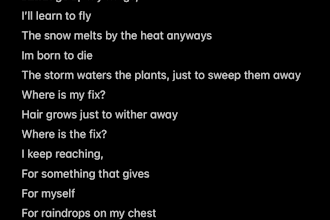 write a poem for you