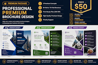 design professional flyer, brochure, and marketing materials