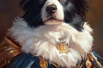 paint a portrait for your pet, any animal
