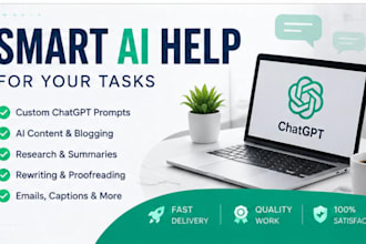 help you with prompts, ai content, and research tasks