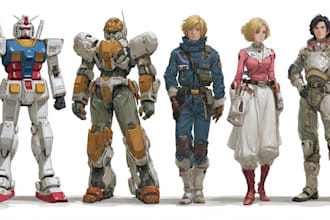 draw gundam, transformer, robot, armor, mecha
