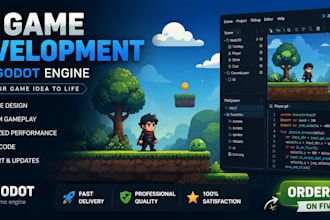 make you 2d games using godot