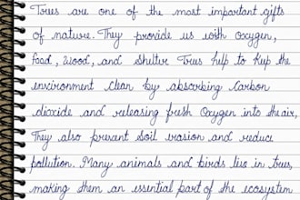 write neat handwritten notes and assignments