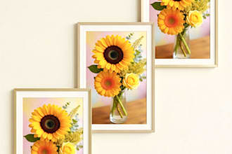 create seamless floral pattern for printable wall art