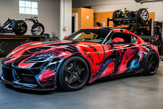 draw car wrap vehicle wrap truck wrap racing car wrap