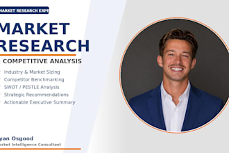 deliver a professional competitive analysis or market research report