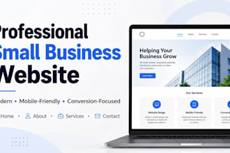 build a professional small business website for your company