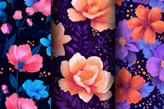 design seamless pattern textile prints pattern design