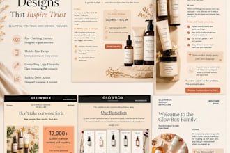 design premium klaviyo email campaigns
