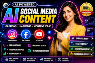 create ai marketing content and captions for your business