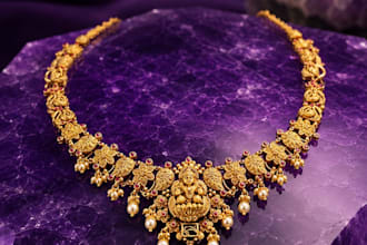 do luxury jewelry product photography with creative styling