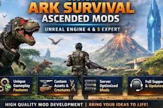 create custom ark survival ascended mods ark creature mods unreal engine 4 ue5