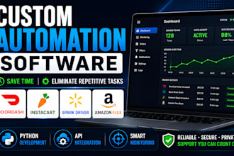 develop spark driver bot, instacart bot, amazon flex  bot doordash bot uber bot