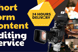 do short form content and video editing