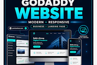 build a modern godaddy website for your business