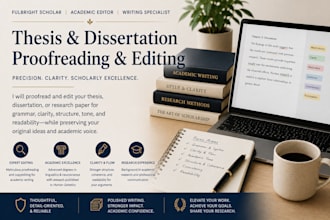 proofread and edit your thesis or dissertation