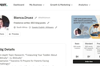 write SEO optimized blog articles about parenting and spirituality combined