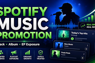 promote your spotify album, track, ep or music release