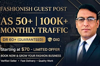 publish guest post on fashion niche website with do follow link