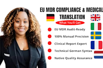 english to german medical translation eu mdr compliance and clinical reports