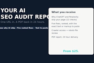 ai seo geo audit to boost visibility on chatgpt and perplexity in 24 hours