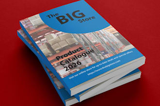 design a professional catalogue for your business