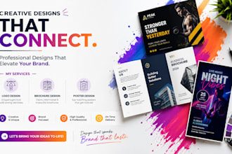 logo, banner, poster design