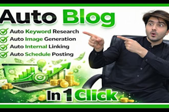 set up ai automated blog posting with seooptimized content for wordpress