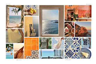 design fashion mood boards and collection direction boards